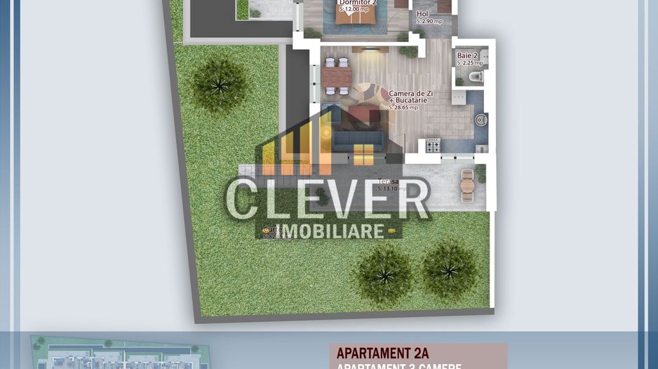 Apartament 3 Camere cu gradina 85 mp - Zona Pallady - Metrou Nicolae Teclu - Poză 1