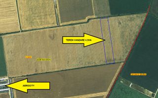 Tunari Aerocity vânzare teren intravilan - Poză 1