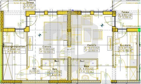 Henri Coanda | Apartament 2 Camere | Bucatarie Separata | Intabulata - Poză 1