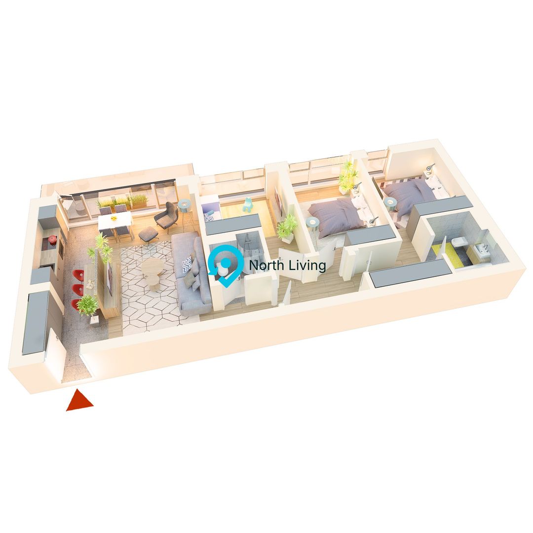 Ansamblu Rezidential - Bucurestii Noi | Apartament 4 camere - Poză 16