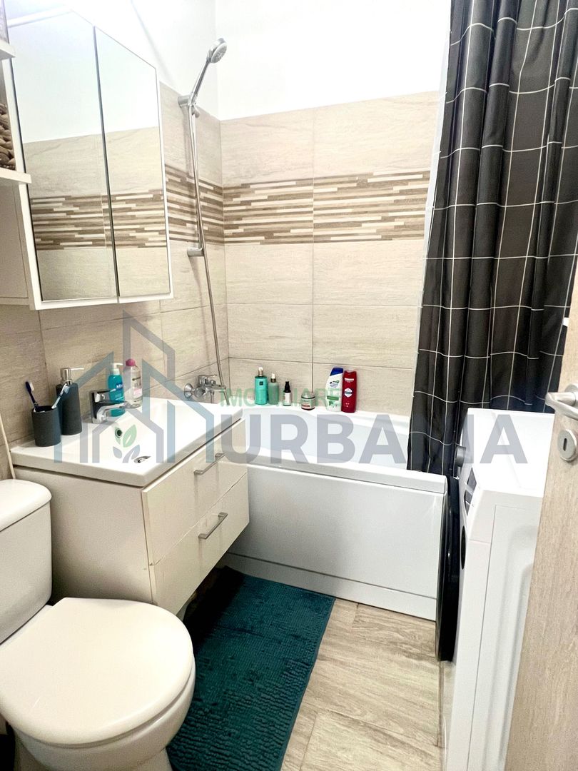 Apartament 2 camere, decomandat, 41,82 mp util + balcon 4,38 mp, loc parcare, str. Dealul Zorilor, zona Complex Eos, Rediu - Poză 8