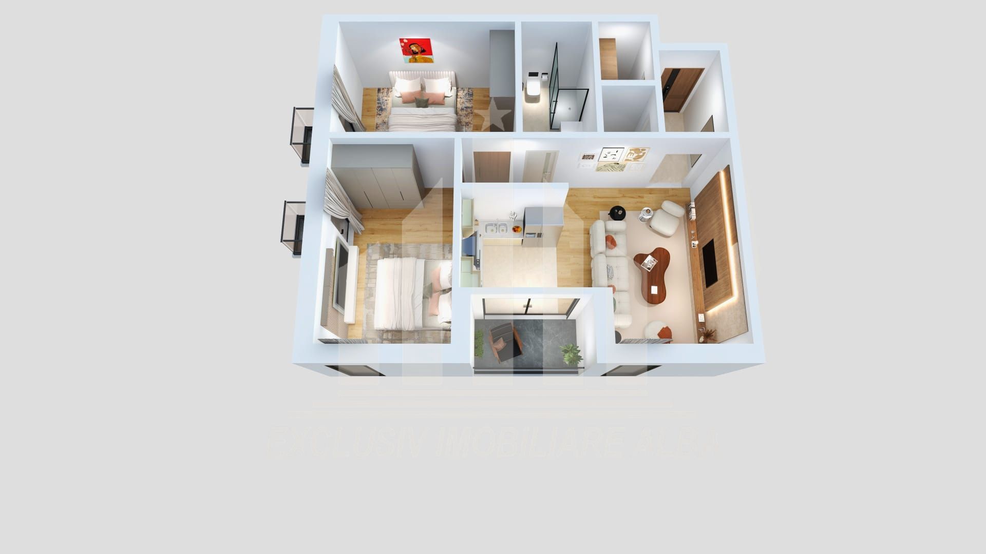 Apartament 3 camere | 62 mp | Etaj 1 | Bloc Nou 2026 | Cetate - Poză 3