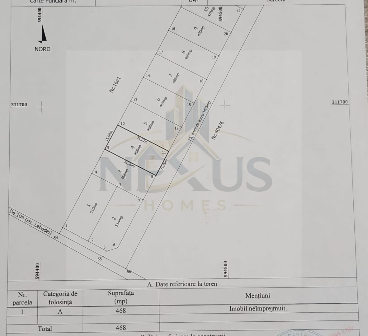 Teren intravilan 468 mp | Zonă liniștită în dezvoltare | Ideal casă | - Poză 2