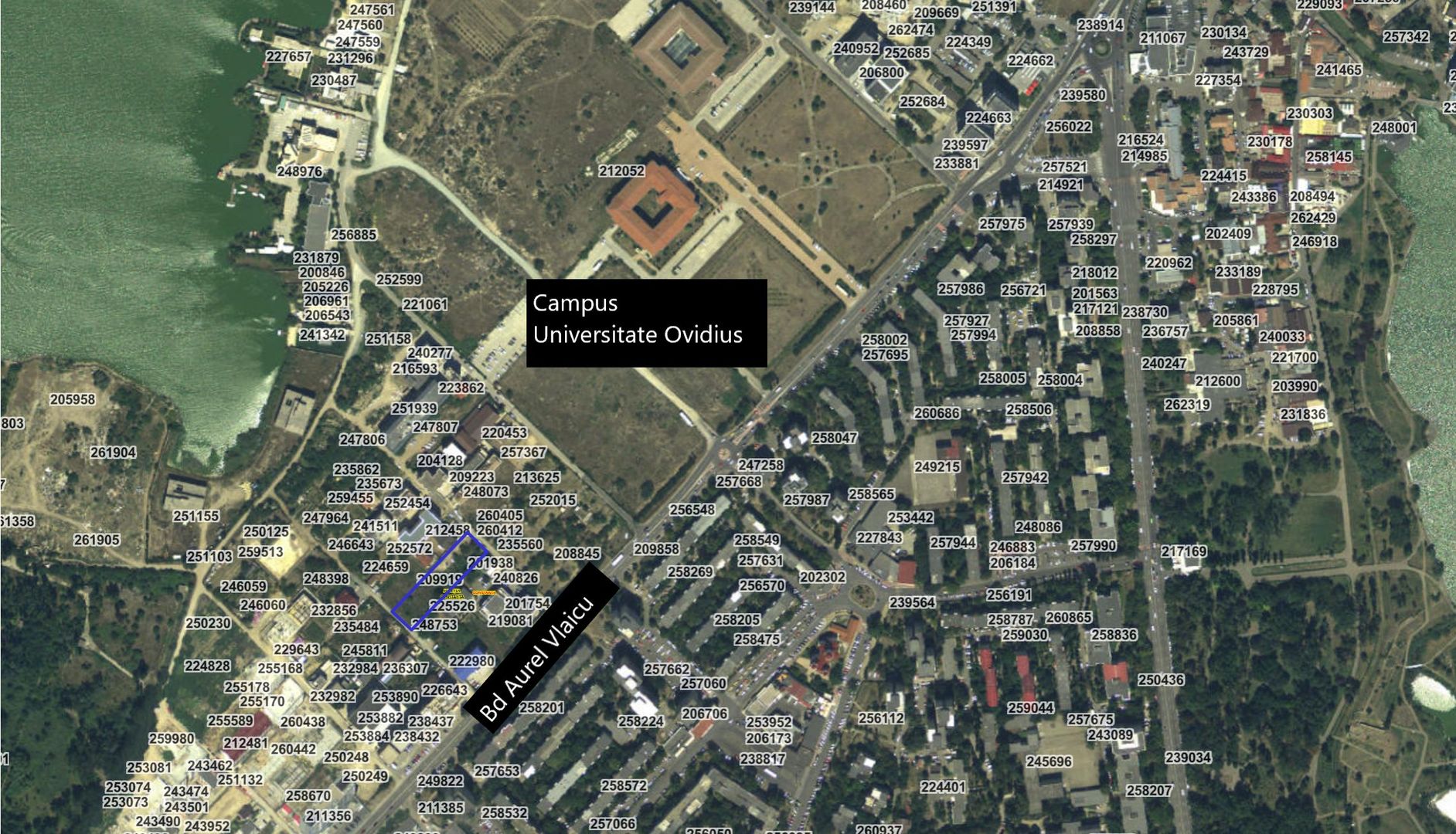 Teren intravilan 2500mp str Smaraldului - Campus Universitate Ovidius - Poză 3