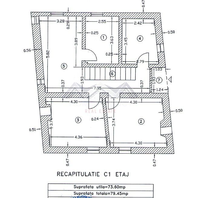Casă modernă P+1 Tunari | 5 camere | 150 mp utili - Schiță 14