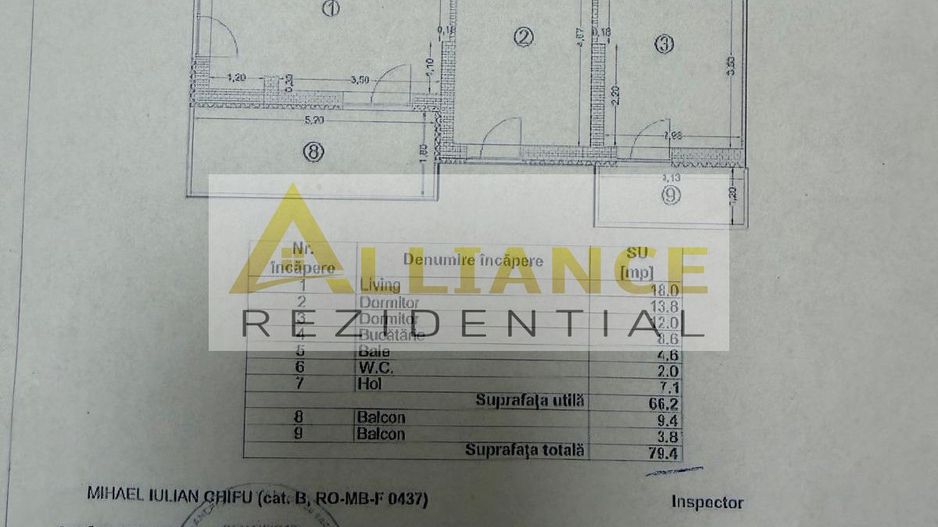 APARTAMENT 3 CAMERE | 79,4 MP | 2 BĂI | SECTOR 4 - Poză 8
