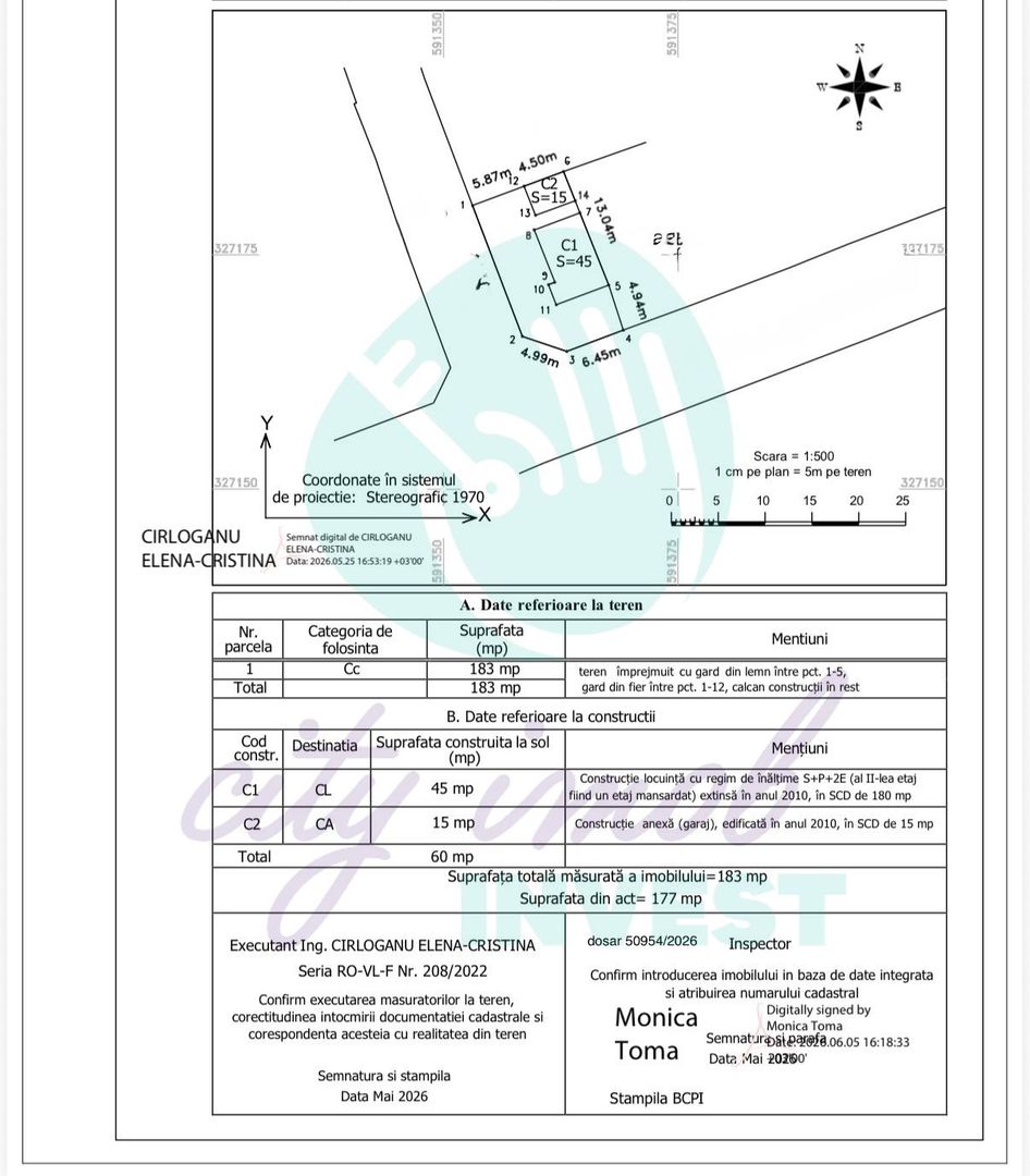 Casa CONSOLIDATA - SITUATA PE COLT - cu o curte libera generoasa - Poză 21