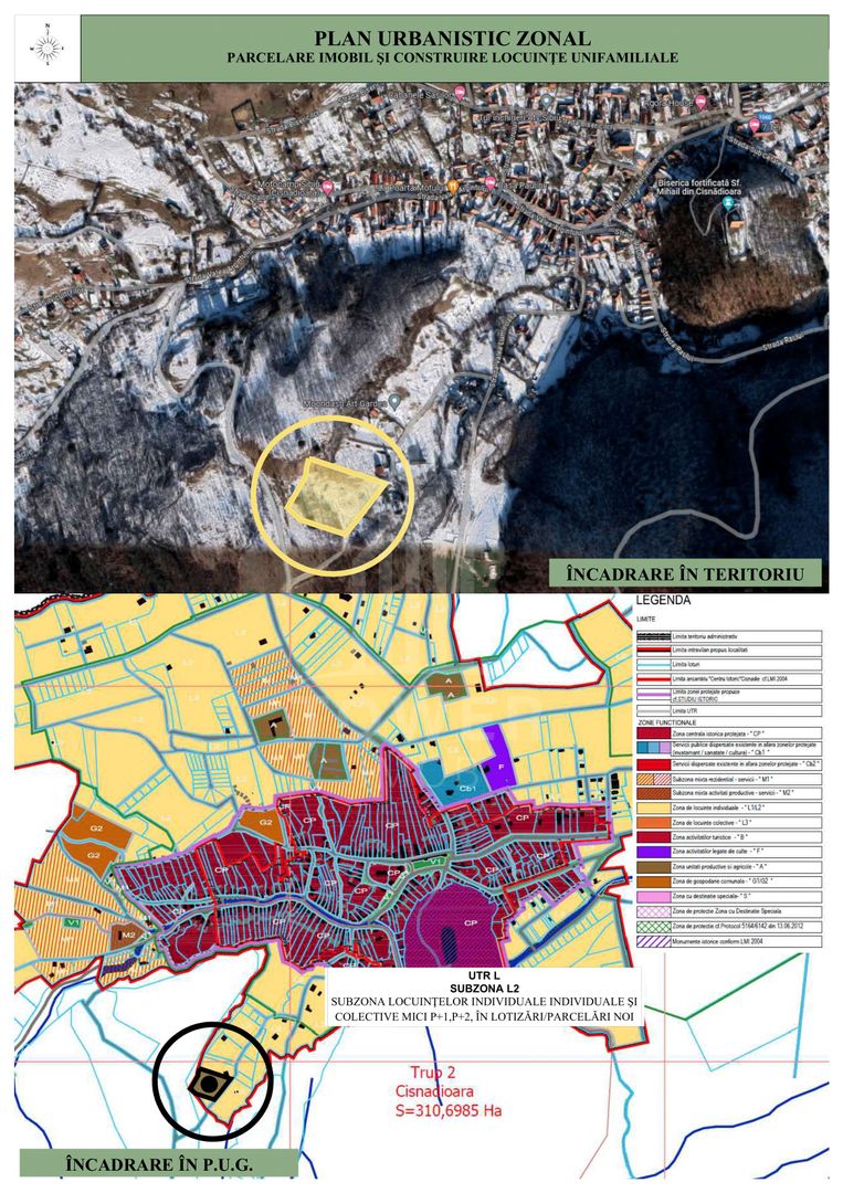 Teren intravilan 4600mp - 55 EUR/mp - EXCLUSIVITATE CISNADIOARA - COMISION 0% - Poză 3