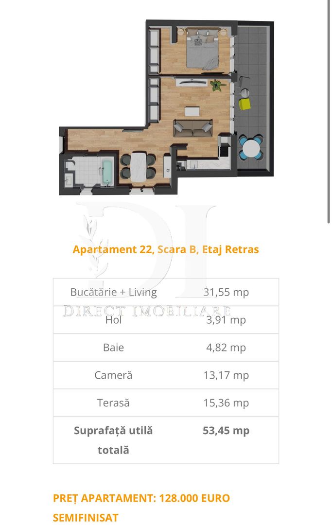 Apartament etaj intermediar / Zona Vivo - Poză 4
