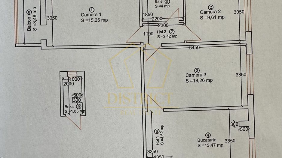 Apartament cu 3 camere | Complexul Studentesc - Poză 13