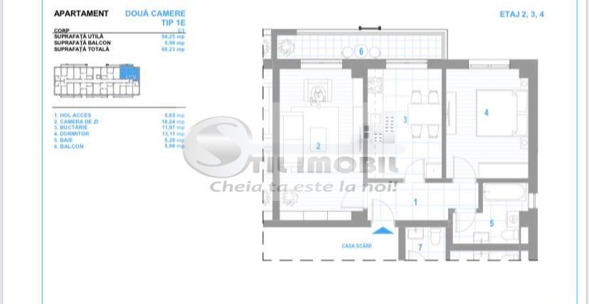 Ap. 2 camere D finisaje premium Bucium-Visan 0% comision - Poză 13