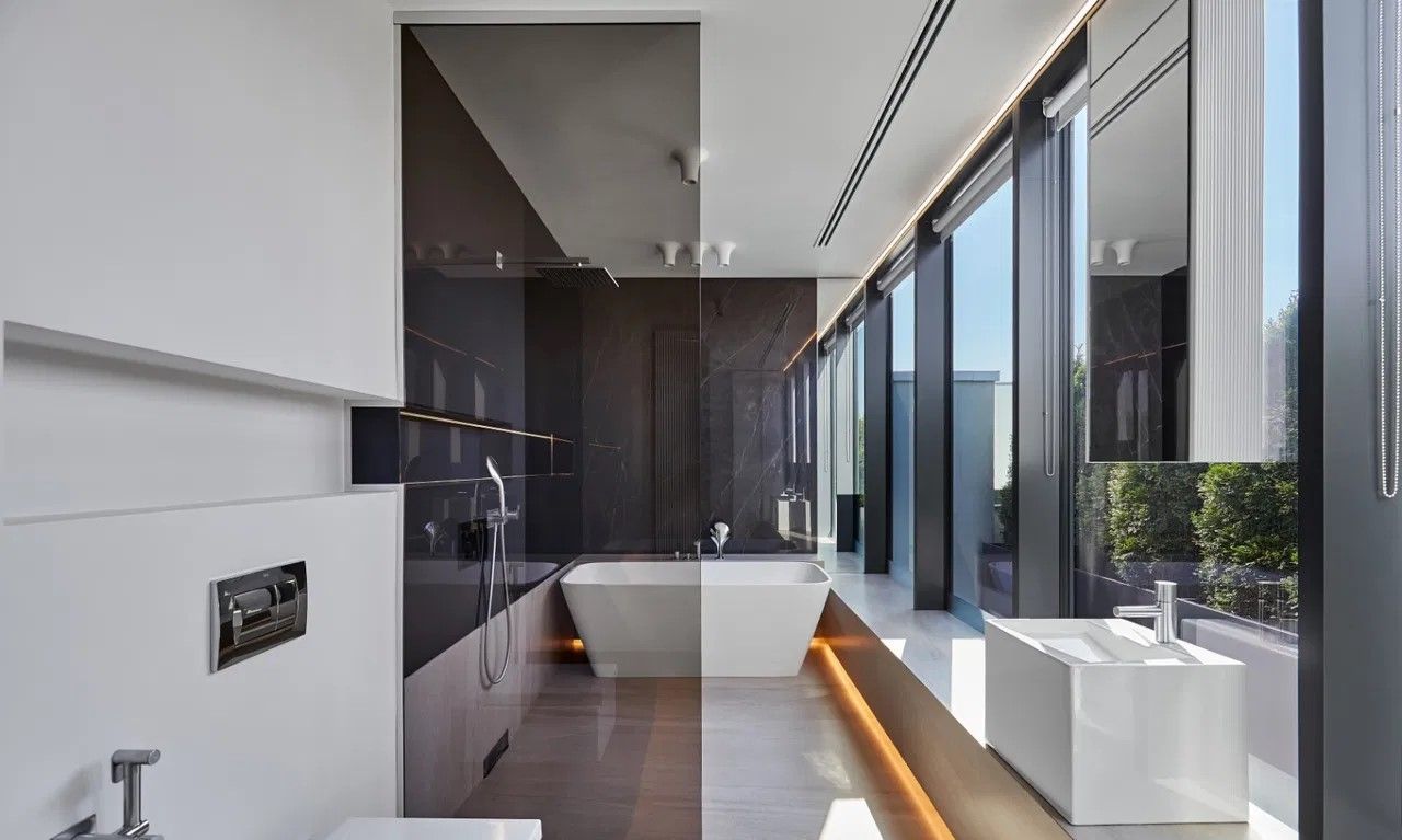 Penthouse de inchiriat Floreasca 4 camere 3 terase doua niveluri - Poză 8