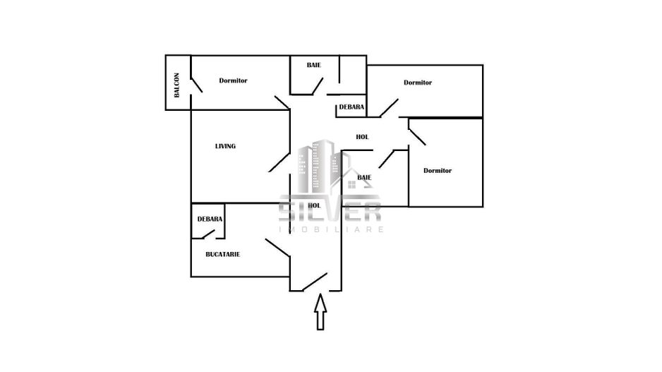 Apartament 4 camere dec./81.6 mp/cartier Manastur. - Poză 11