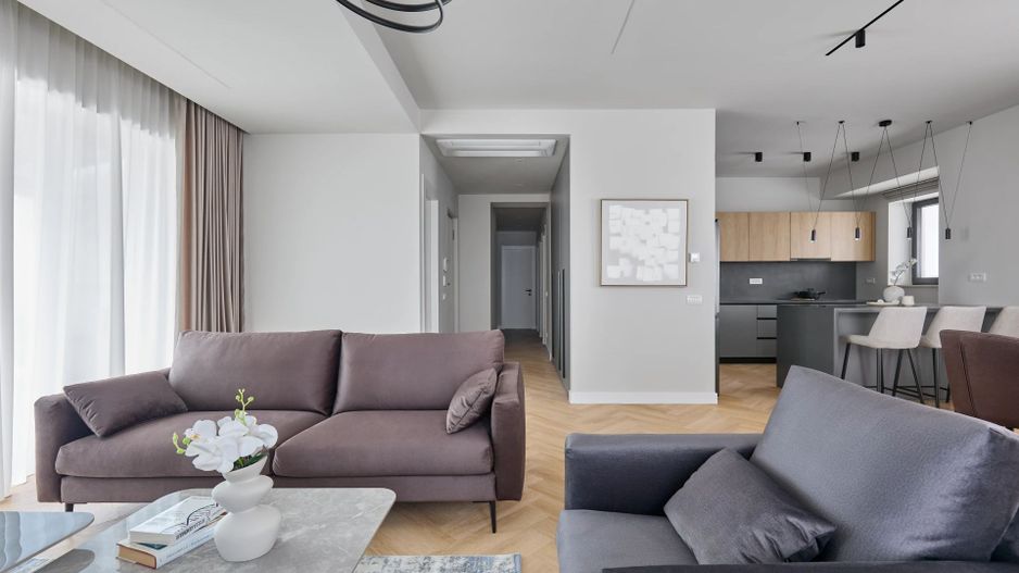 Penthouse modern I Terasă panoramică de 148 mp I 4 camere - Poză 9