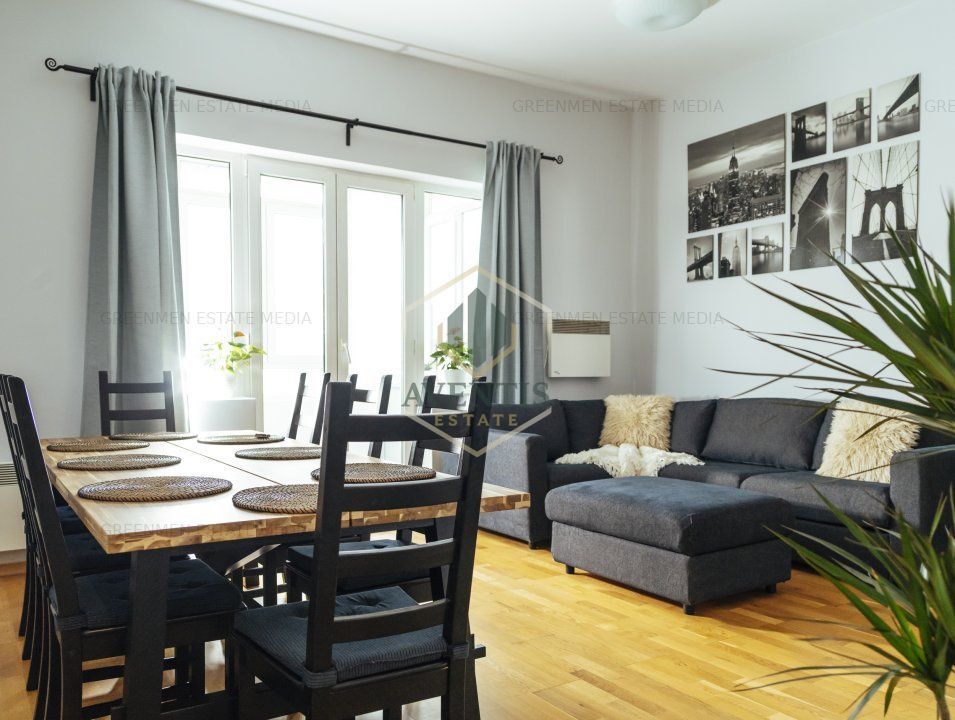 3 camere renovat, bloc reconsolidat, vedere deschisa Est si Vest, Universitate  - Poză 1