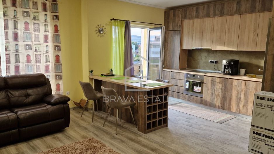 Apartament 3 camere, 80mp, mobilat, 2 balcoane, parcare, zona Terra - Poză 1