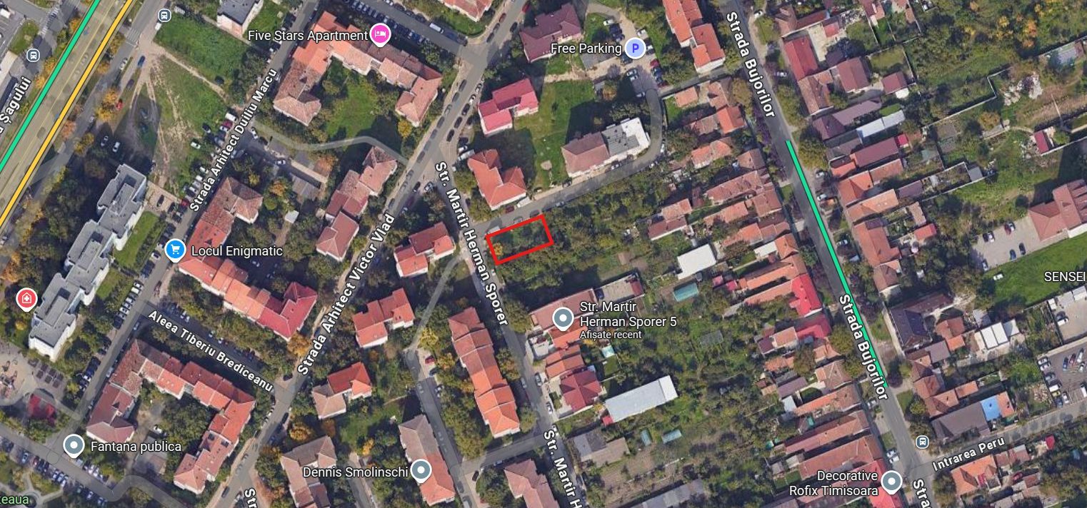 Teren Intravilan, De Vanzare, 500 mp, Zona Steaua, Timisoara, Comision 0 - Poză 3