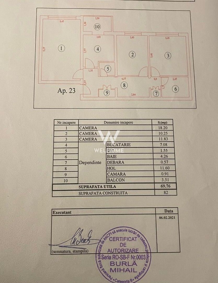Apartament modern cu 3 camere, renovat integral - Terezian - Poză 22