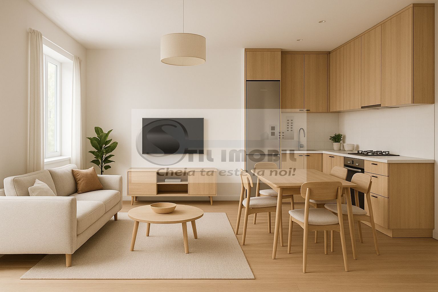 Garsonieră Rediu, 58.000 € +TVA, loc parcare, 0% comision Bloc nou - Poză 1