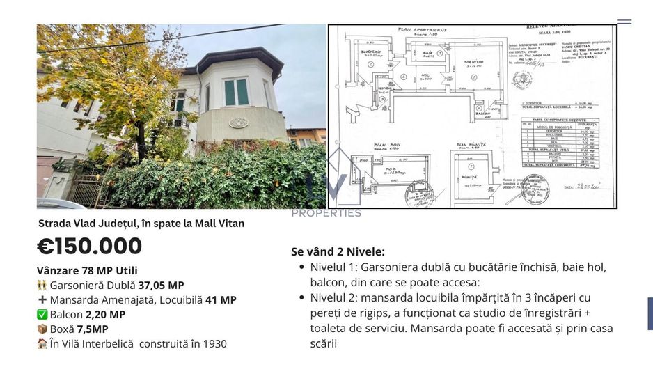 APARTAMENT 78 MP | VILA INTERBELICA | MALL VITAN - Poză 16