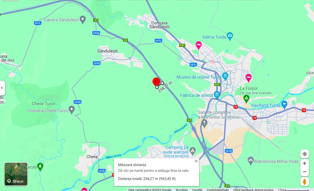28.554 mp TEREN EXTRAVILAN, TURDA – SĂNDULEȘTI, jud. CLUJ - Poză 2