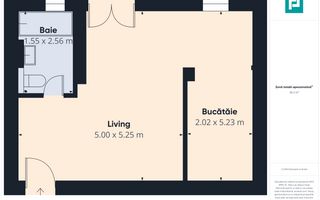 Apartament 1 cameră și dormitor separat, Torontal - Poză 9