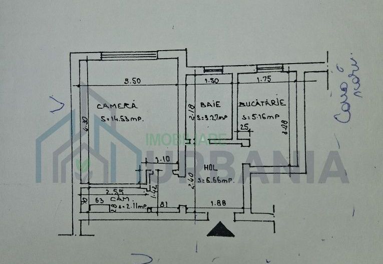 Apartament 1 cameră, 31 mp, Tomesti, Iasi - 55.900 € negociabil - Poză 1