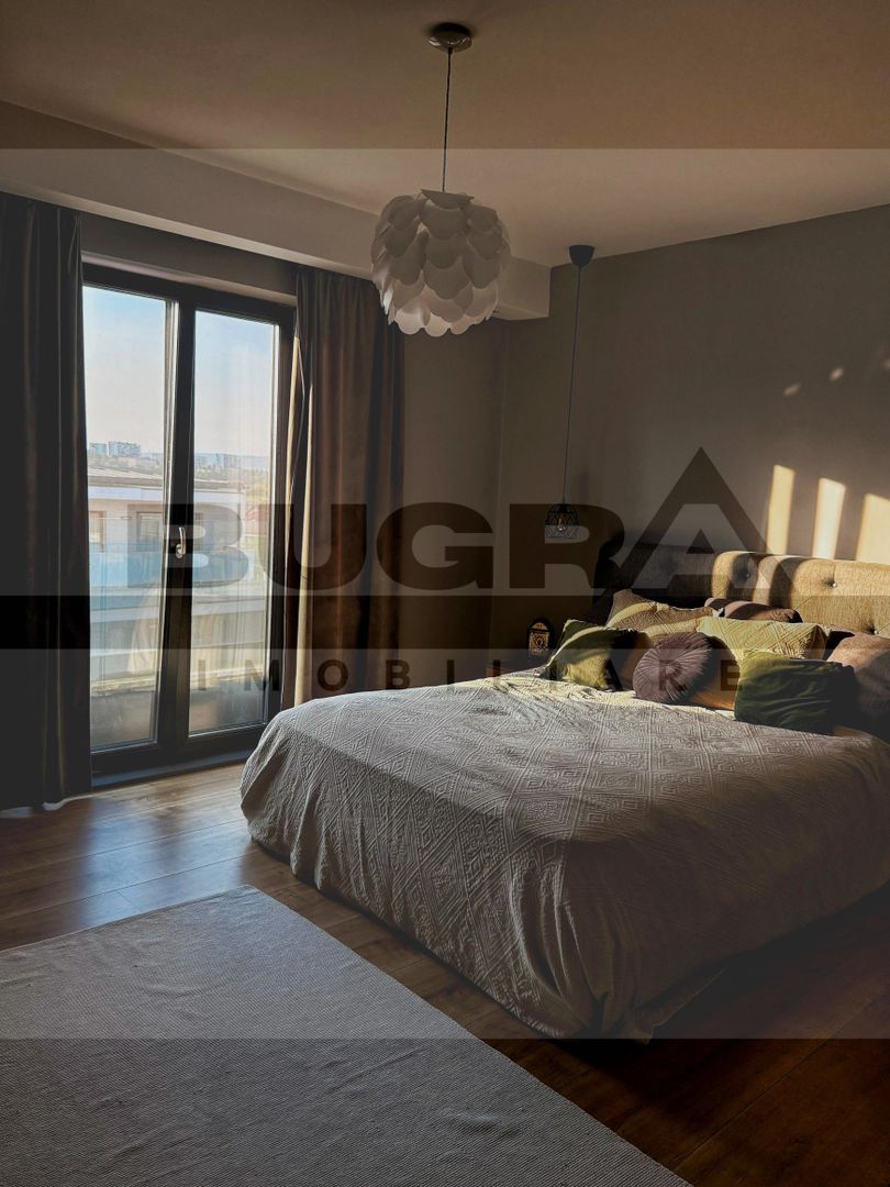 Penthouse ultrafinisat 120mp, 2 parcari, terasa 45mp, cartier Borhanci - Poză 4