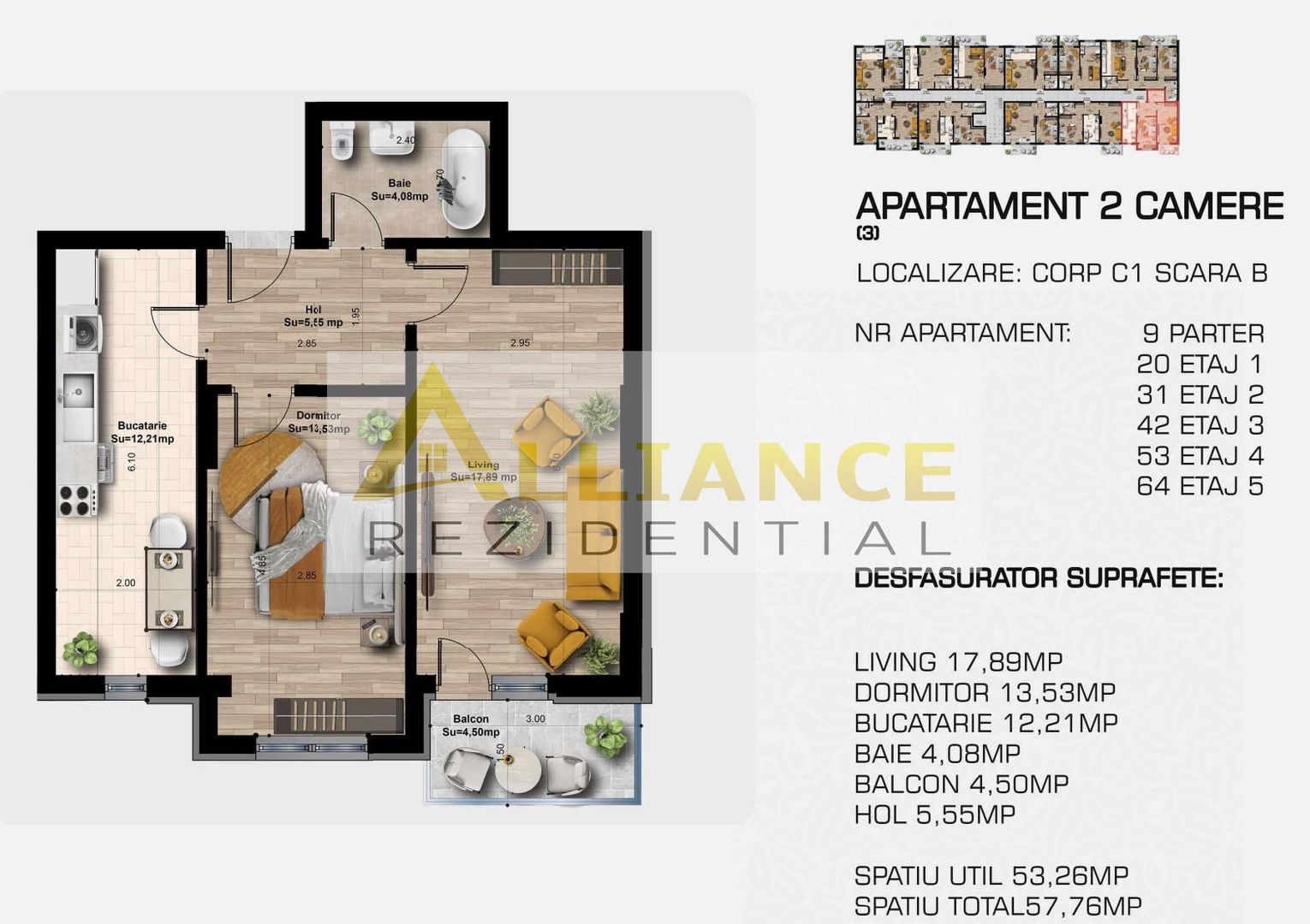 Apartamente noi la 3 minute de statia de metrou Berceni - Poză 9