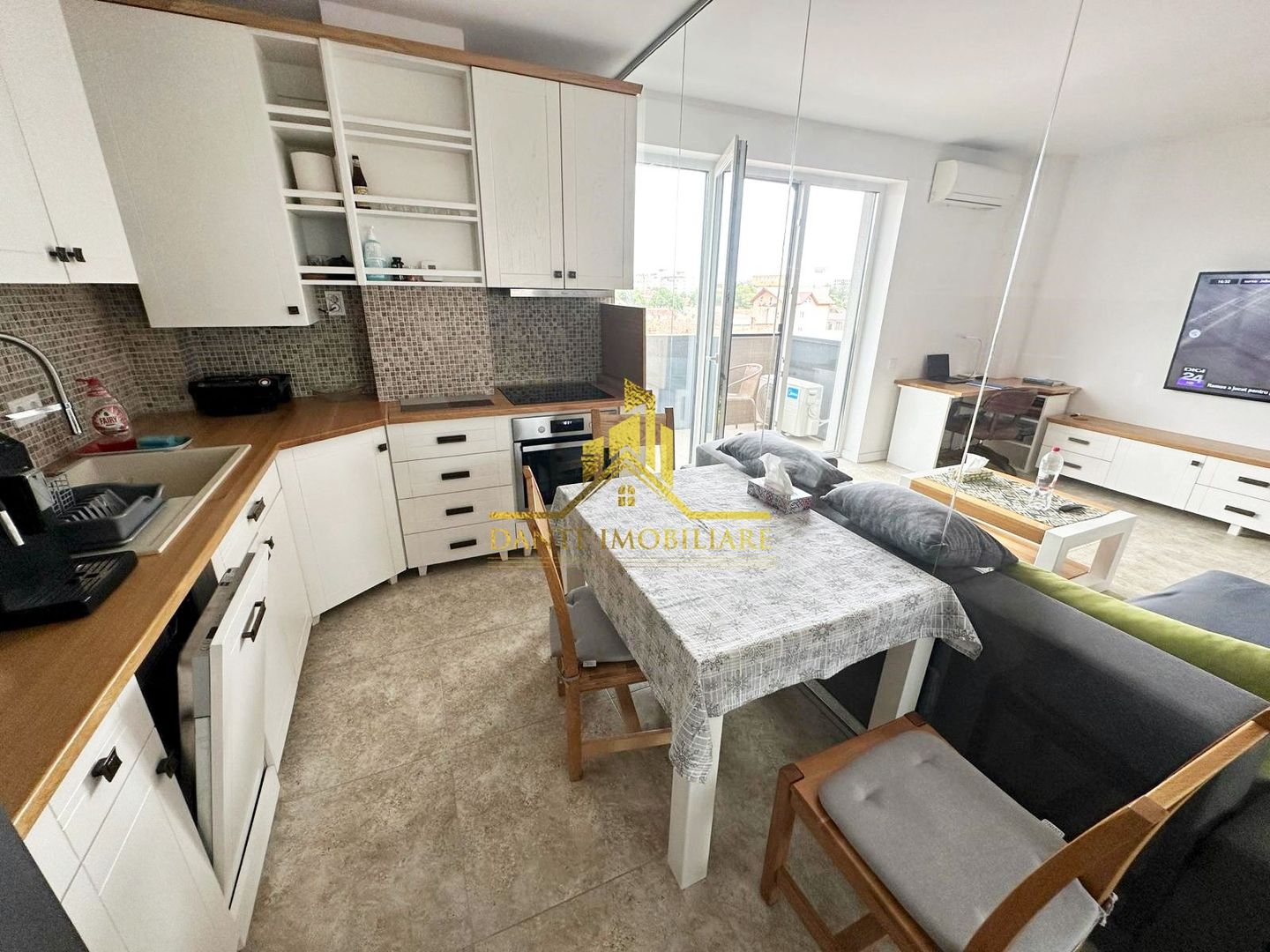 2 camere, mobilat modern, bloc nou, terasa, parcare, Centru, Anton Pan - Poză 9