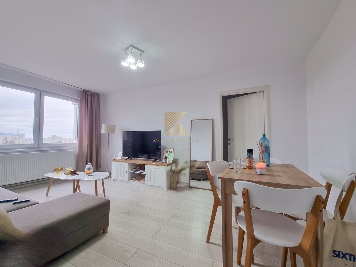 Apartament de 2 camere, semidecomandat, etaj 6/10, mobilat, Victoriei4 - Poză 5