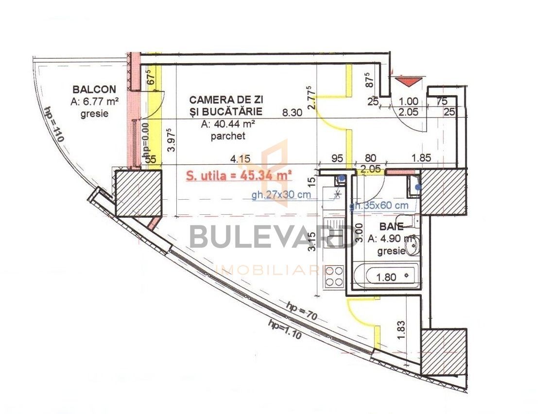 Comision 0! Apartament de vanzare la cheie in bloc nou! - Schiță 17