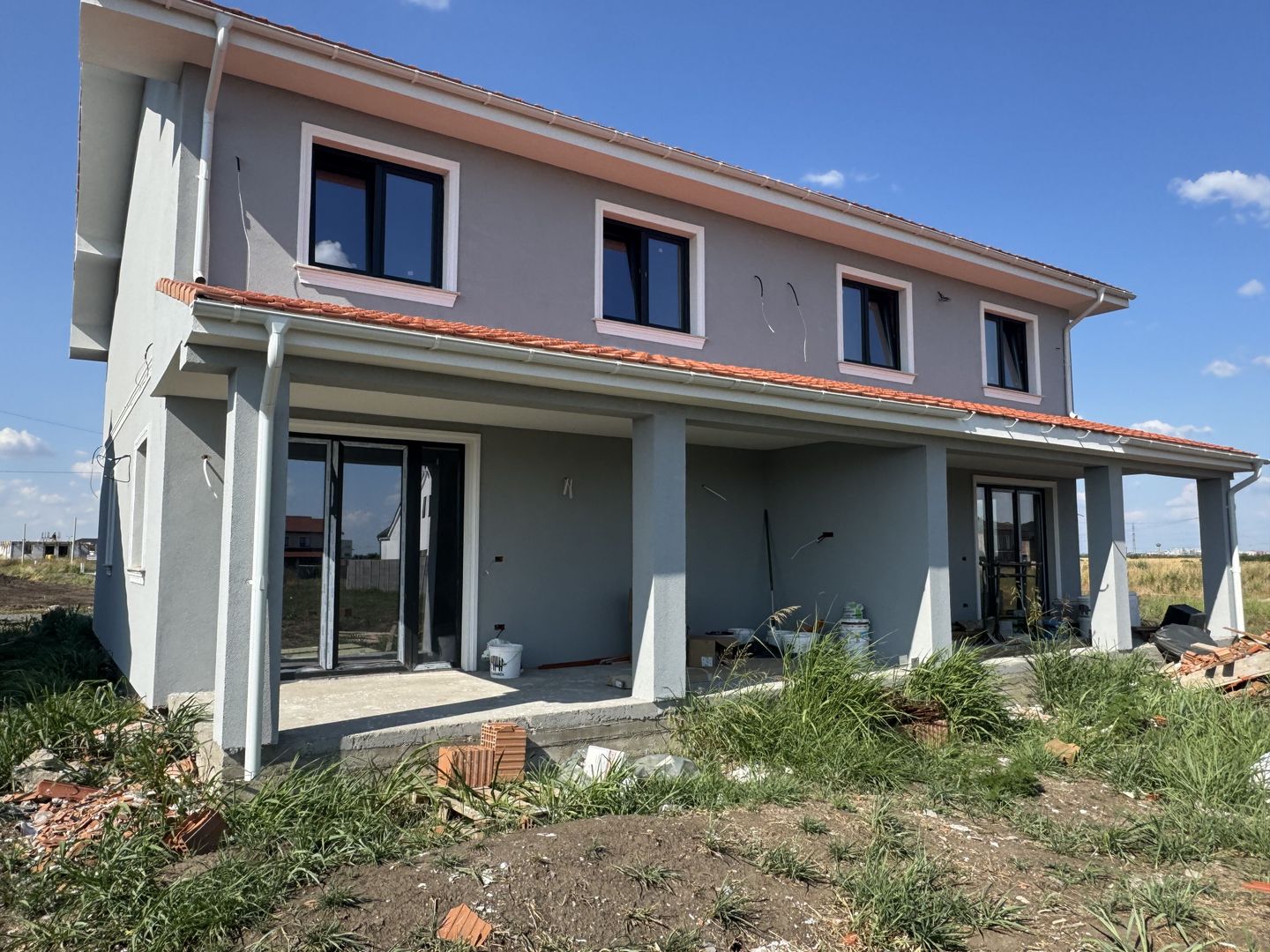 Sacalaz, 1/2 Duplex P+M, 4 Camere,2 Bai,Terasa Acoperita - Poză 4