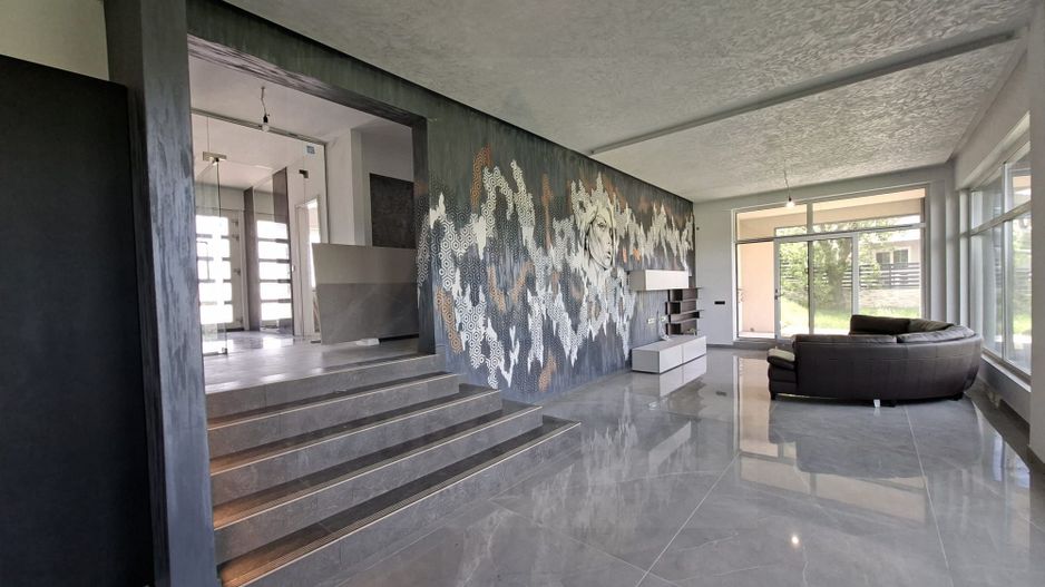 Casă moderna 229 mp utili garaj  piscina terasa balcon Cisnadioara - Poză 2