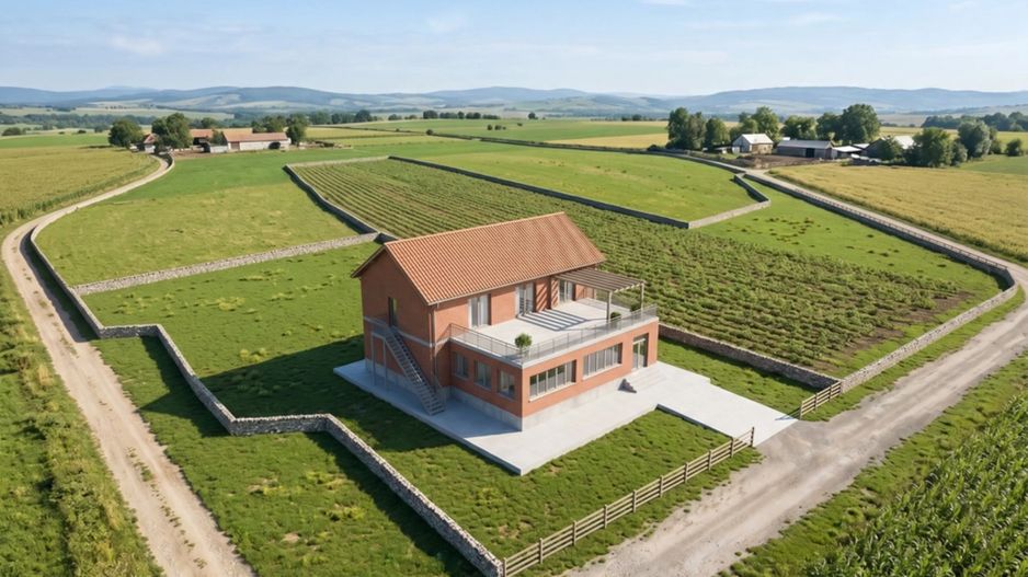 TEREN EXTRAVILAN 35.814 mp – HUEDIN, CLUJ | Fostă Fermă - Poză 1