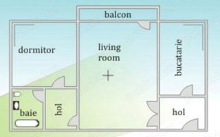 Apartament 2 camere, semidecomandat, Tiglina 1 - Poză 4