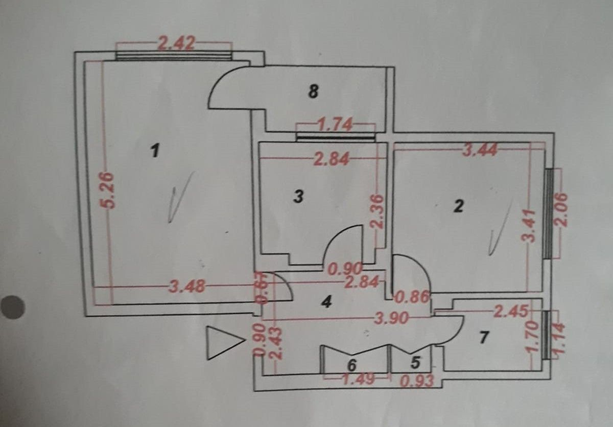 2 camere etaj 1 Aviatiei-Feleacu - Poză 2
