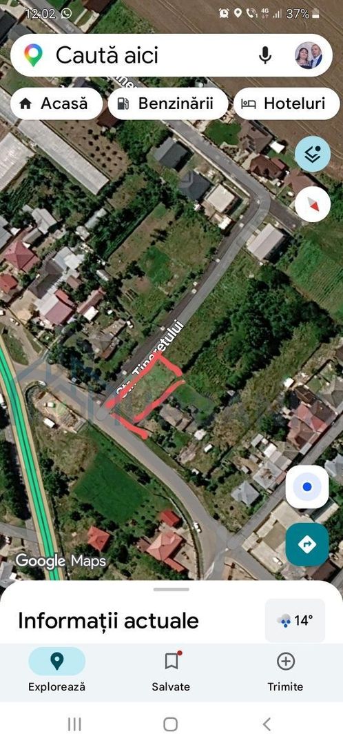 Teren intravilan în Razboieni – 600 mp, utilități la limită - Poză 1