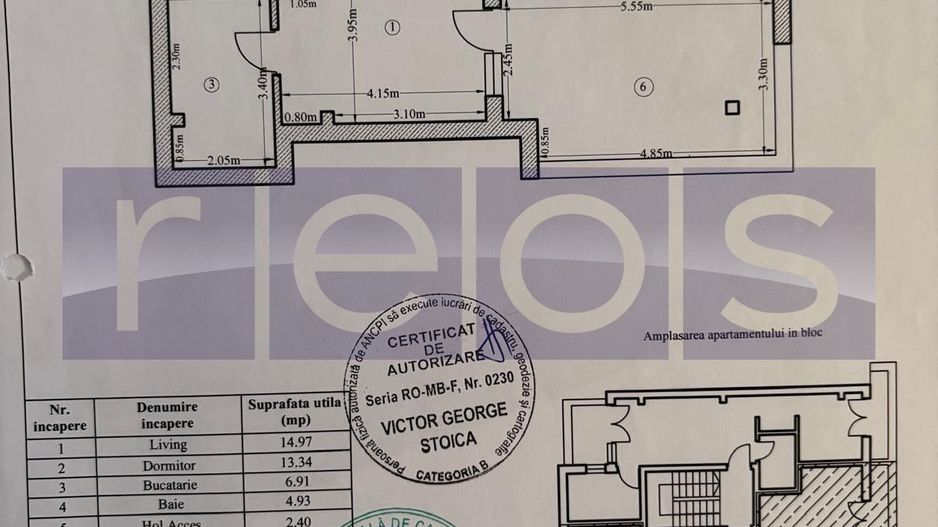 DE VANZARE  2 CAMERE  | TERASA DE 18 MP | PARCARE | CARTIERUL LATIN - Poză 9