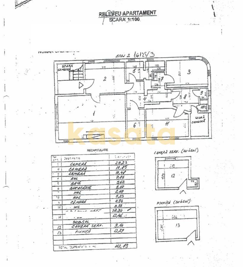 3 camere I Casin Domenii I 113mp I birou - Poză 17