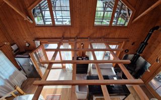 Casa din lemn D+P+M de 400 mp utili si teren 3.000 mp zona Faget - Poză 28