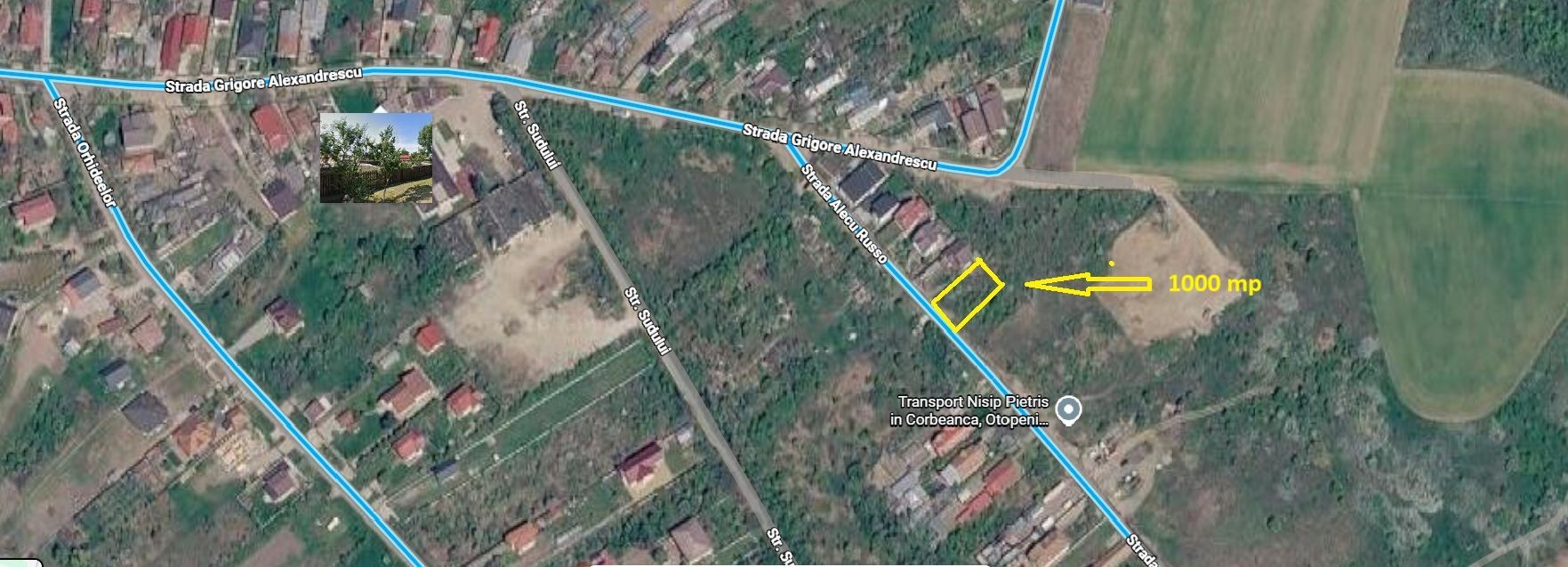 De vanzare teren 1000 mp PERIS | Toate utilitatile | Zona linistita - Poză 1