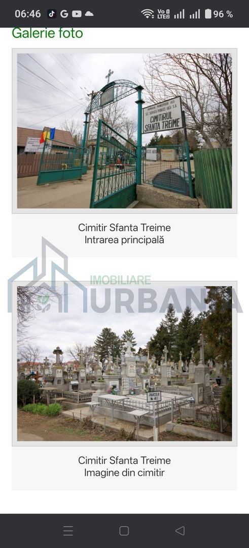 Pf vand loc de veci Sf treime Păcurari poziționat aproape de strada principala - Poză 1