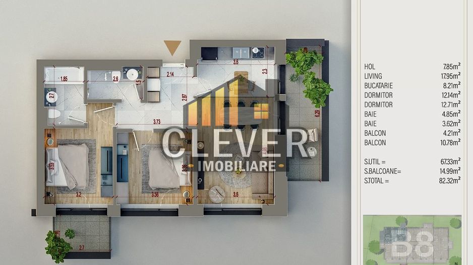 Apartament Premium 3 camere-Theodor Pallady-Comision 0 - Poză 1