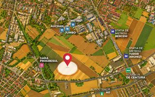 Teren intravilan 15.400 mp | 39 ml deschidere | Sector 4 – Jilava - Poză 1