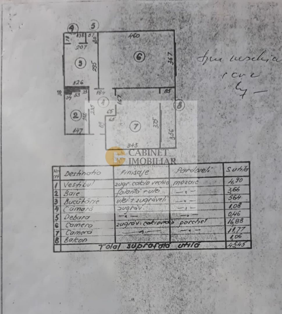2 camere|  Decomandat | Sala Palatului |  Bloc din 1962 - Poză 17