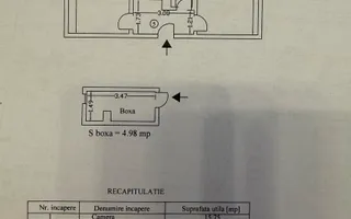 VANZARE 2 CAMERE | FLOREASCA | MOBILAT-UTILAT | 45MP | RENOVAT TOTAL - Schiță 12