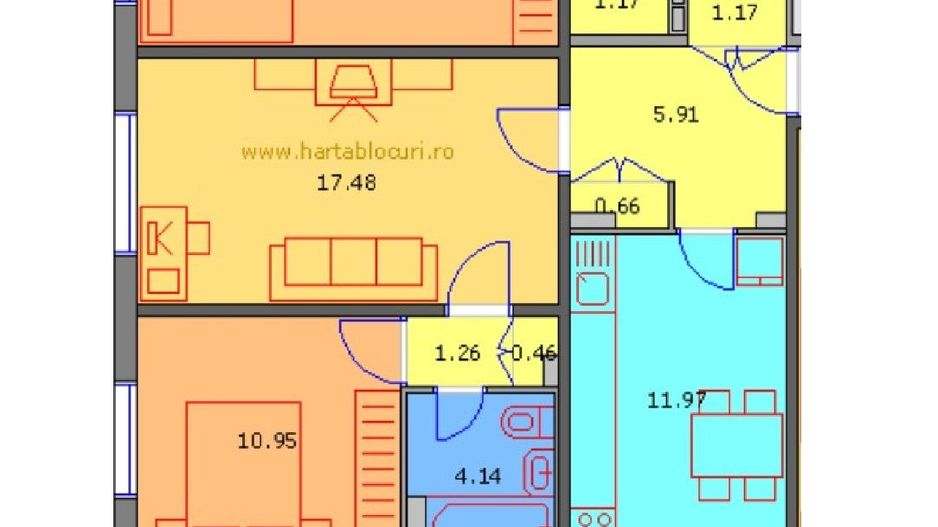 De vanzare Apartament 2 camere Crangasi - Poză 6