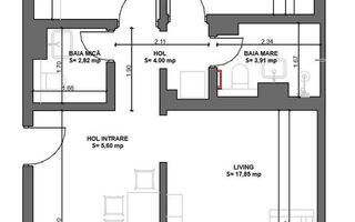 3 camere | etaj 2 | mobilat si utilat | 2 bai | 2 balcoane | zona excelenta | - Poză 15
