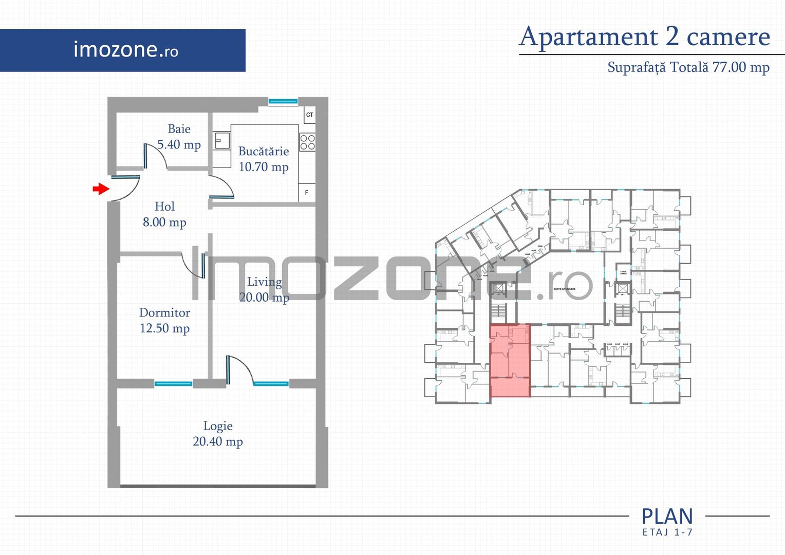 Apartament 2 Camere | 56 mp | Bloc Nou | Metrou Pacii / Preciziei | Militari - Poză 25